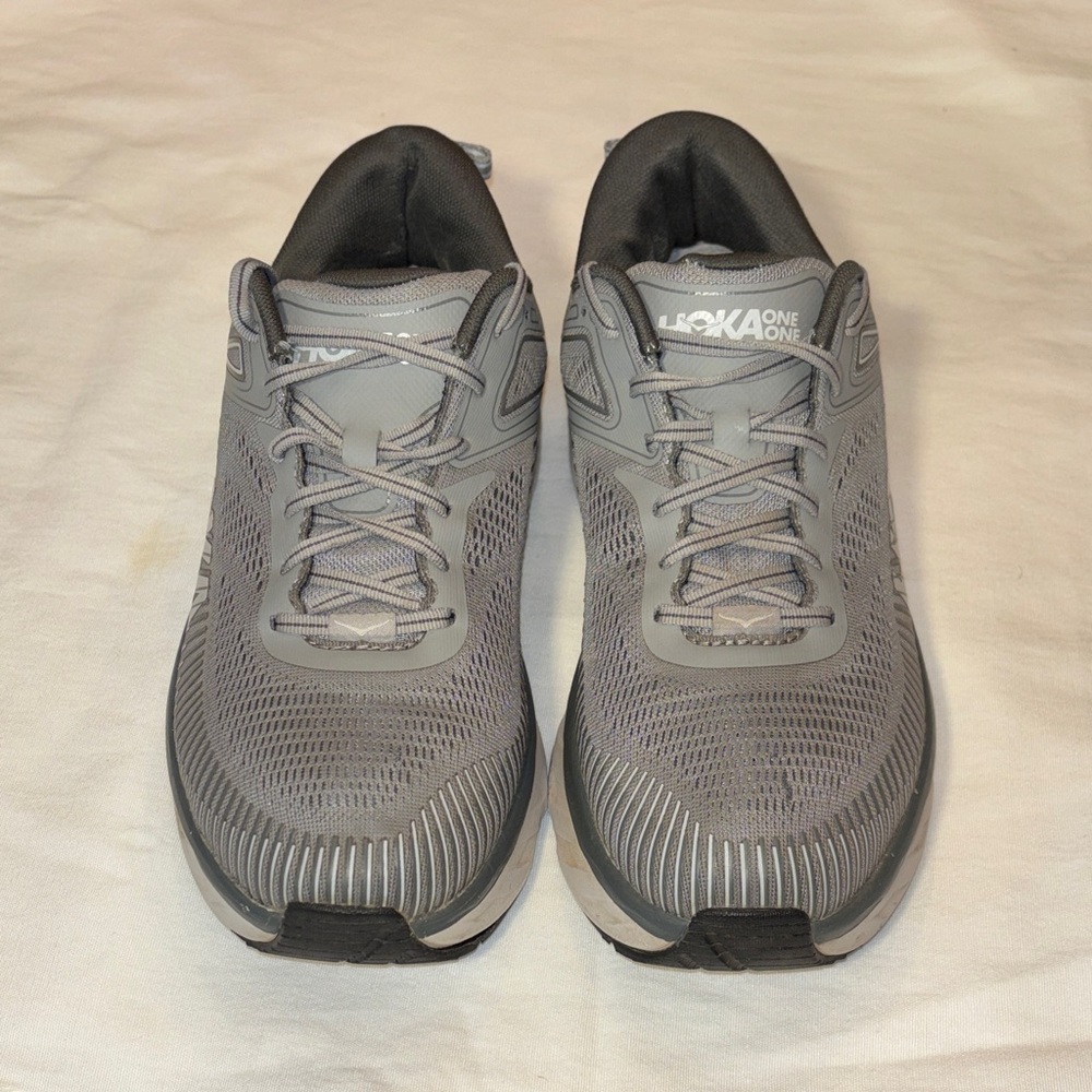 Hoka One One Charcoal Athletic Sneakers